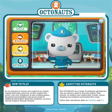 octonauts website.